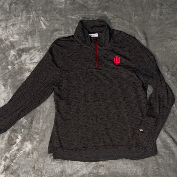 Champion Tops - EUC Champion X-Large Dark Gray Sweatshirt with Indiana University Logo